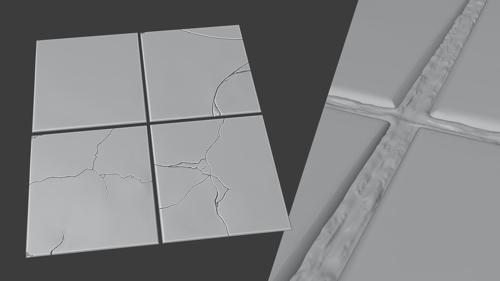 kitchen backsplash tiles. sculpts preview image